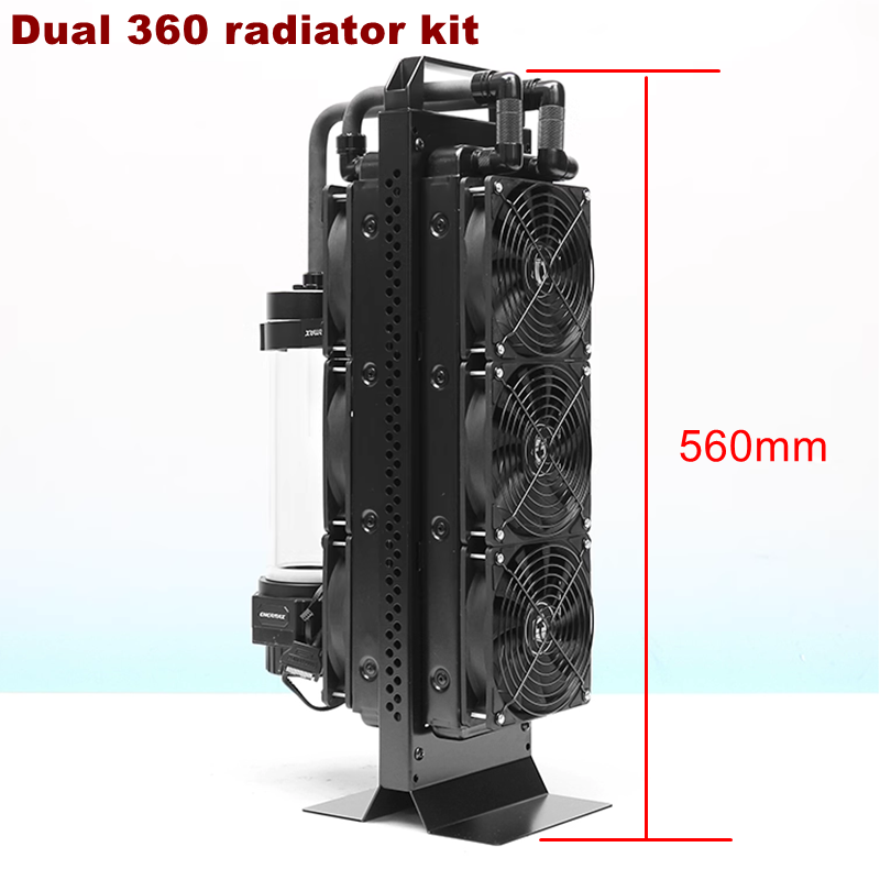 External Radiator Water Cooling Kit - Combinazione di raffreddamento ad acqua esterno