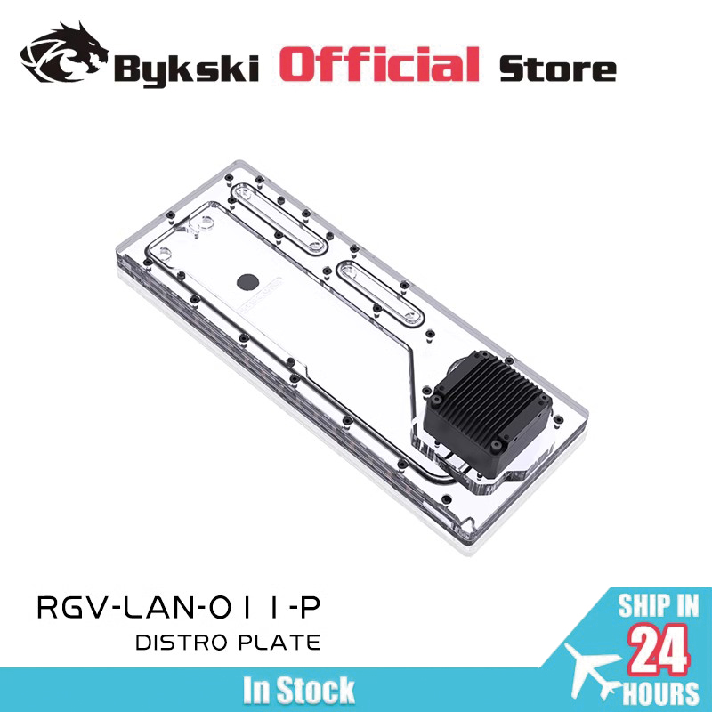Distro Plate Ddc Pump Combo - BYKSKI RGV-LAN-O11-P Scheda acrilica Piastra di