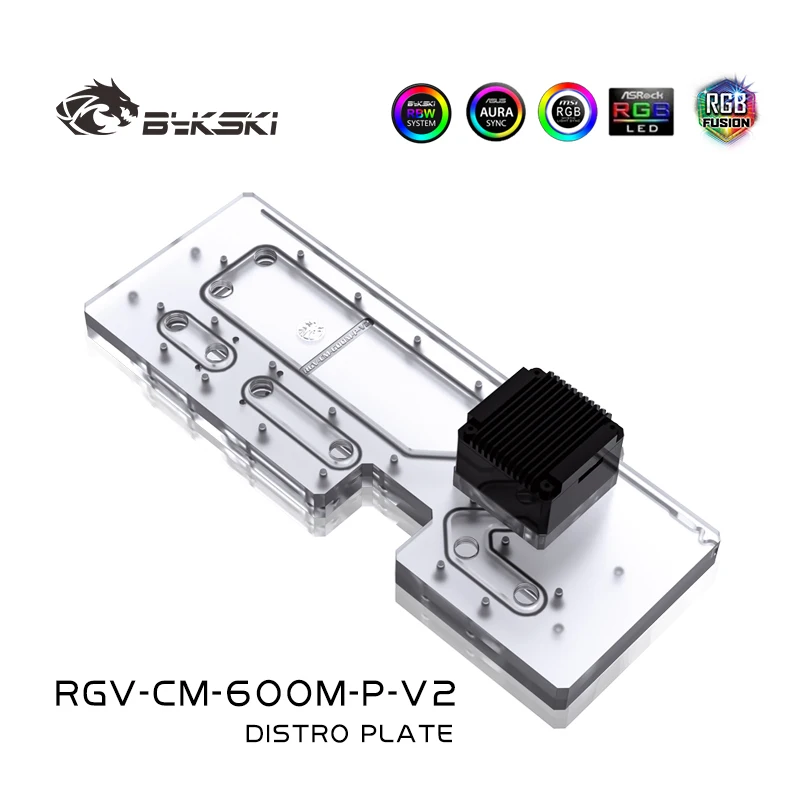 Distro Plate Ddc Pump Combo - BYKSKI Serbatoio acrilico da utilizzare per