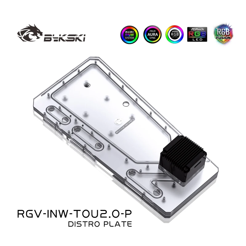 Distro Plate Ddc Pump Combo - BYKSKI Scheda acrilica Soluzione canale acqua