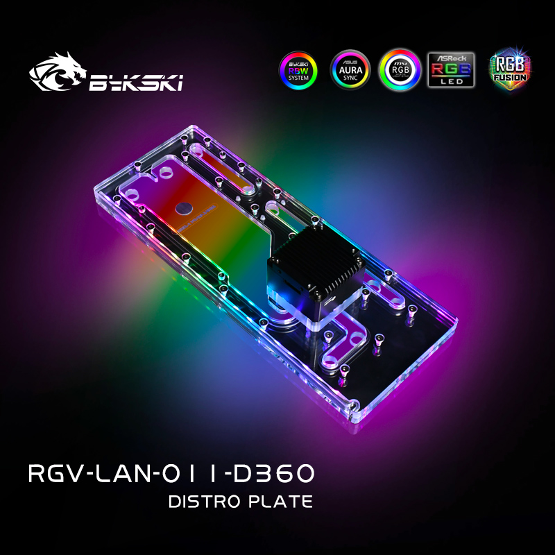 BYKSKI Distro Plate in Acrilic - Distro Plate Ddc Pump Combo recensione e prezzo