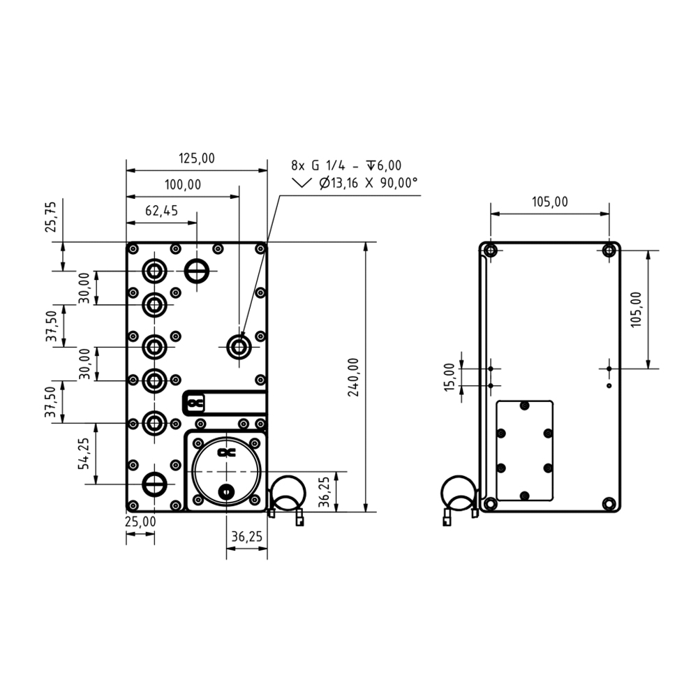Alphacool Core Distro Plate 24 - Integrated Pump Reservoir Distro Plate recensione e prezzo