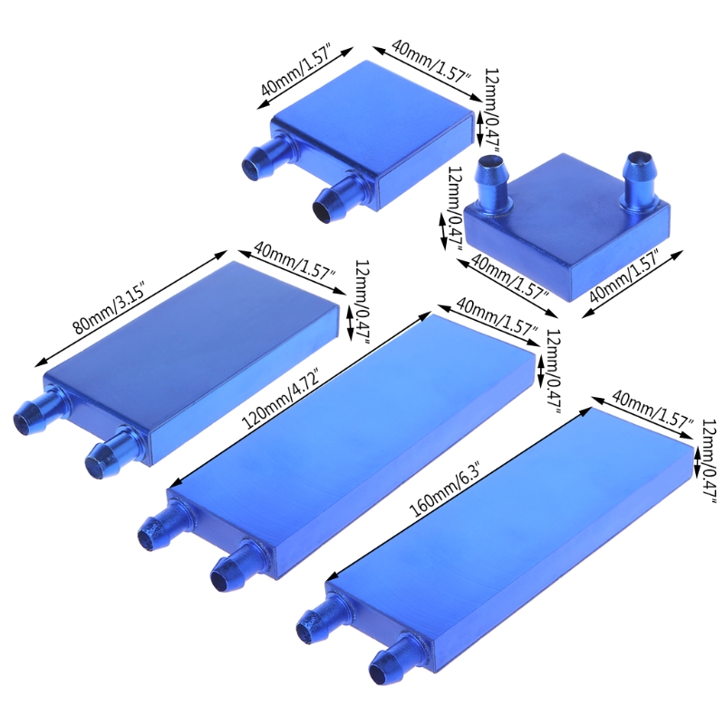 40 80 120 160mm blocco di raff - Chiller Water Cooling System Pc recensione e prezzo